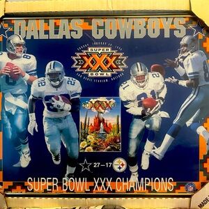 Dallas Cowboys Super Bowl Champions XXX Framed Poster